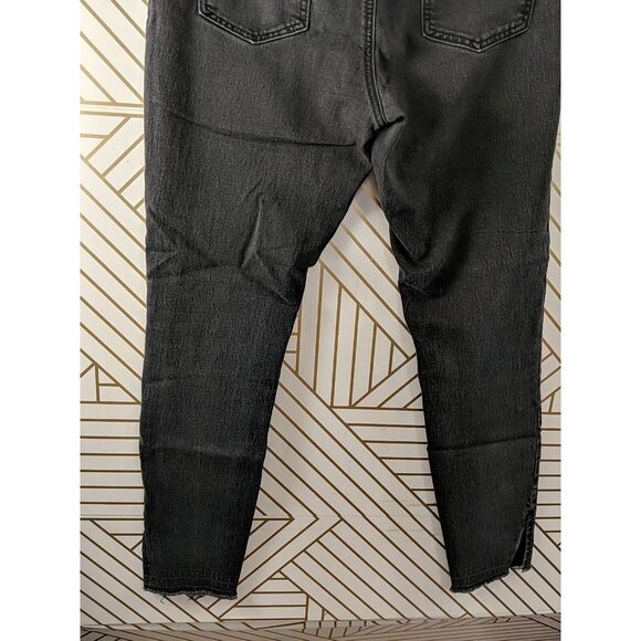 V 1969 Women's  Italia Abbigliamento Sportivo SRL Skinny Jeans Black Size 30/10 - Picture 8 of 10